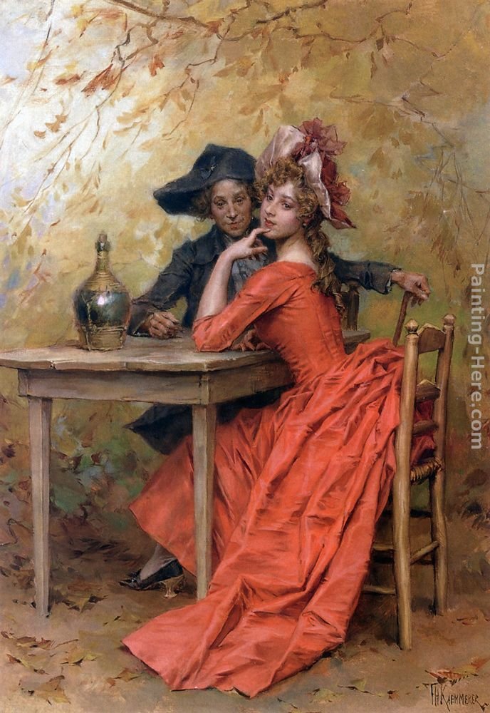 Frederick Hendrik Kaemmerer The Lady In Red